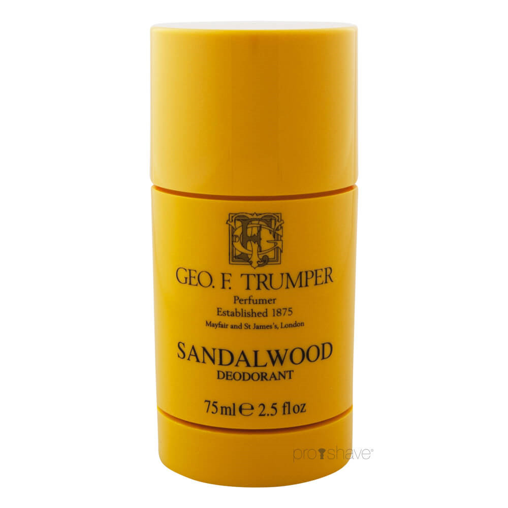 8: Geo F Trumper Deodorant Stick, Sandeltræ, 75 ml.